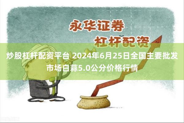 炒股杠杆配资平台 2024年6月25日全国主要批发市场白蒜5.0公分价格行情