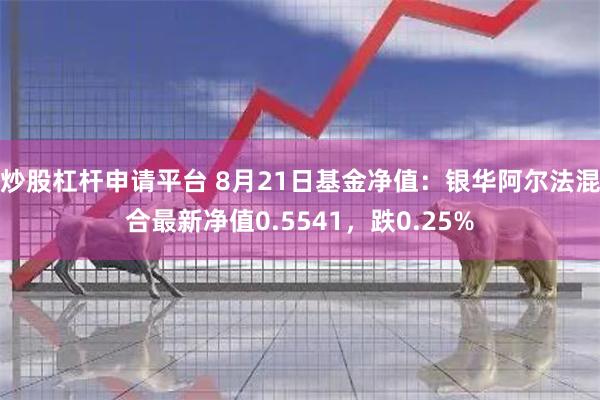 炒股杠杆申请平台 8月21日基金净值：银华阿尔法混合最新净值0.5541，跌0.25%